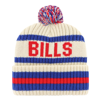 47 Brand Buffalo Bills Bering Cuff Cream Knit - Back View