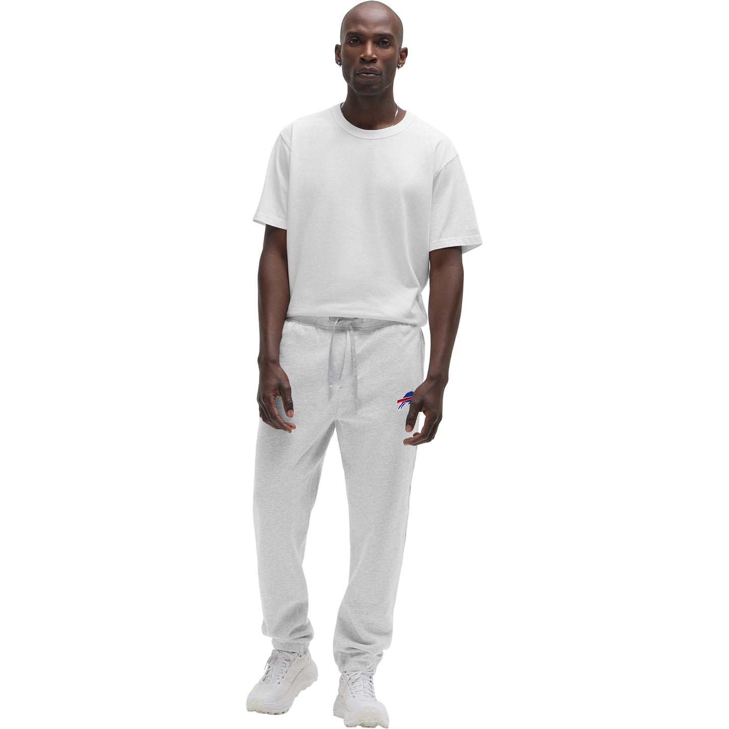 Buffalo Bills Lululemon Steady State Jogger In Grey - Front View 2