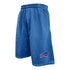 Big & Tall Bills Team Logo Shorts In Blue - Front View