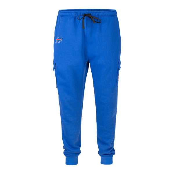 FOCO Buffalo Bills Cargo Joggers In Blue - Front View