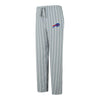 Buffalo Bills Men's Stripe Pants In Grey - Front View