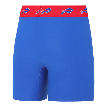 Buffalo Bills Men's Logo Boxers In Blue - Back View