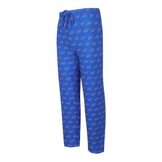 Buffalo Bills All Over Print Pants In Blue - Front View