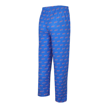 Buffalo Bills All Over Print Pants In Blue - Back View