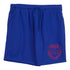 Junk Food Bills Pregame Shorts In Blue & Red - Front View