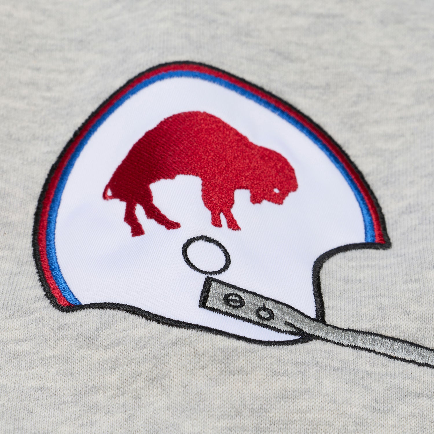 Buffalo Bills Mitchell & Ness Classic Logo Celebration Crew - Emblem View