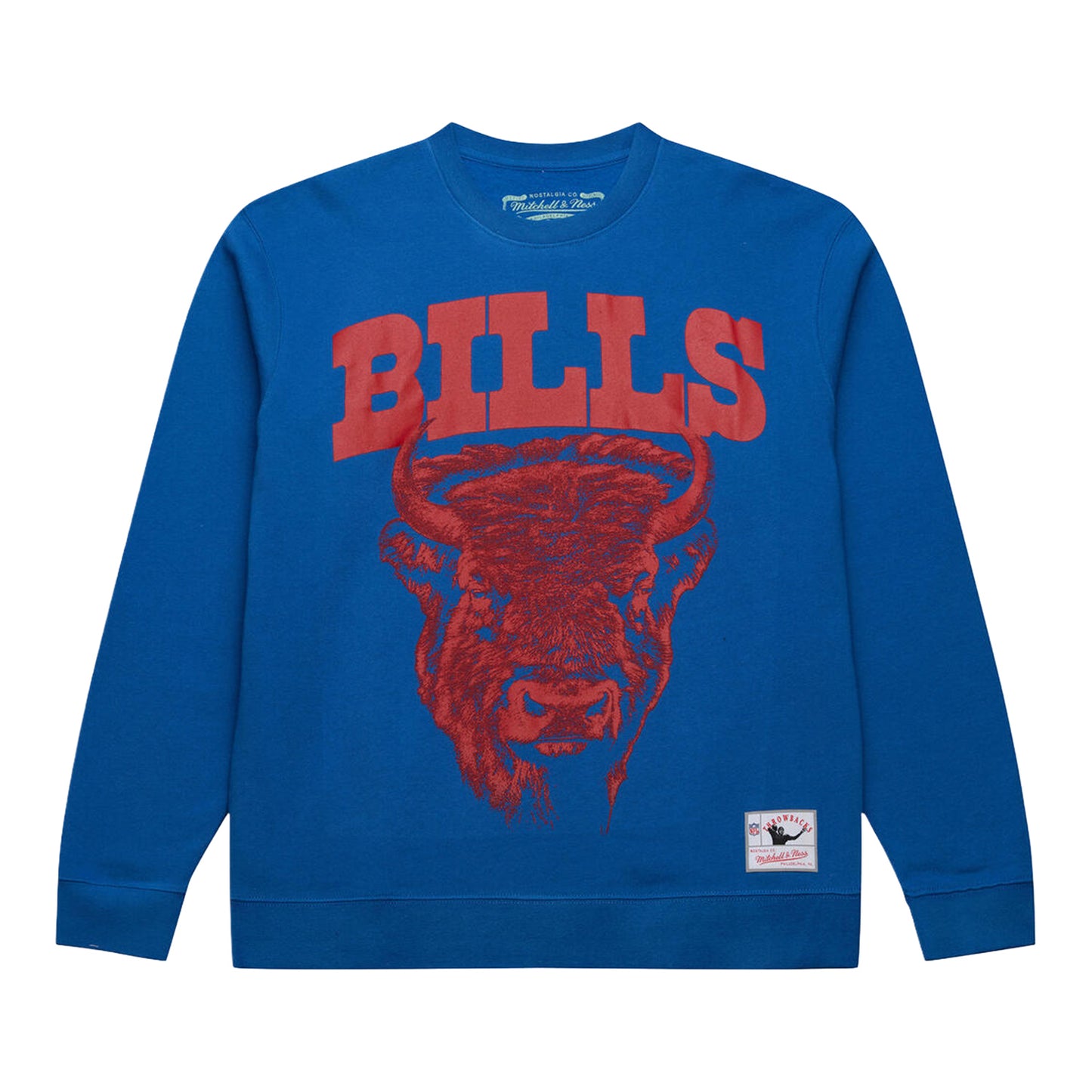 Buffalo Bills Mitchell & Ness Mascot Crew In Blue - Front View