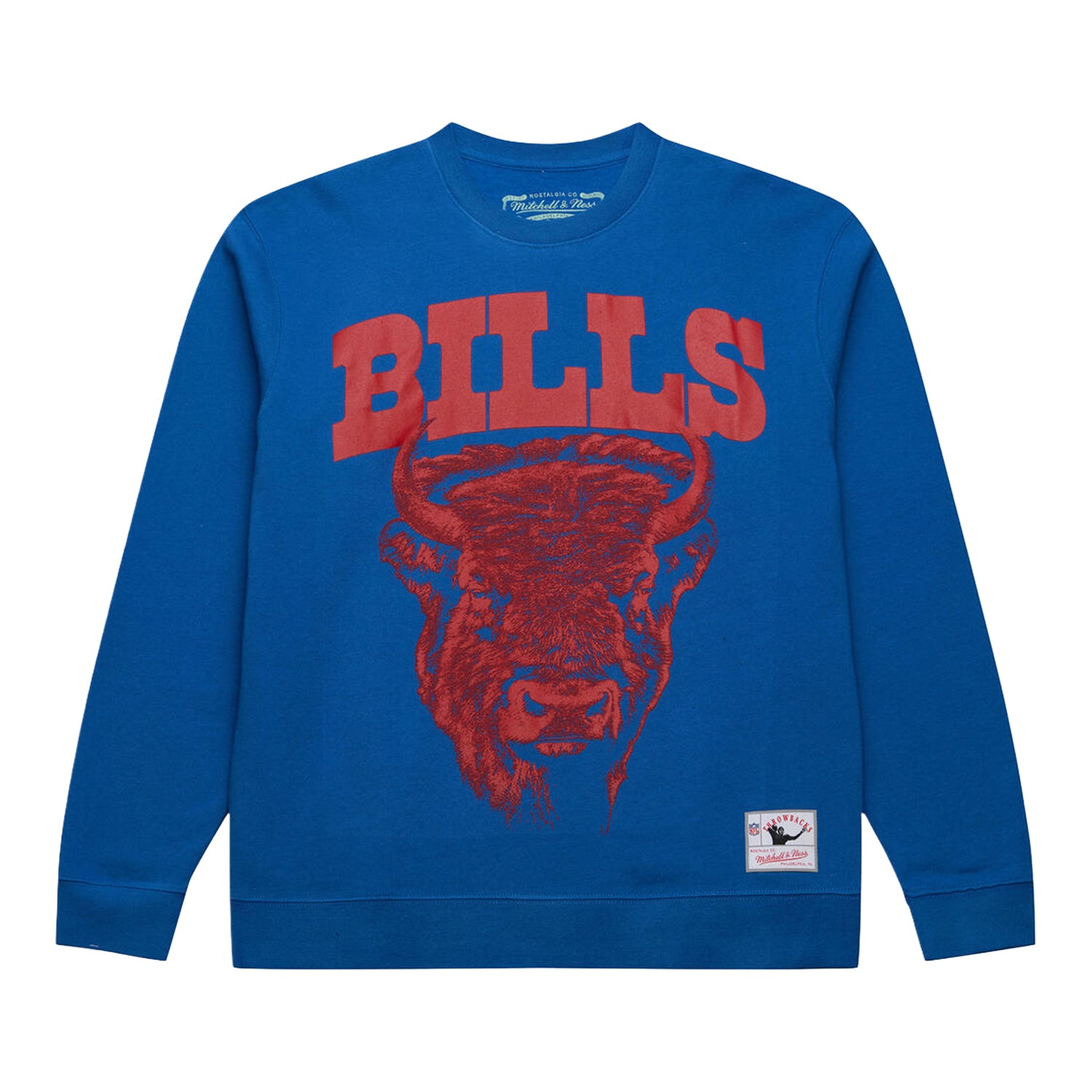 Buffalo Bills Mitchell & Ness Mascot Crew In Blue - Front View