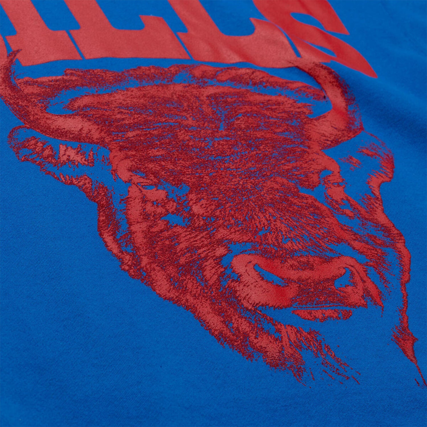Buffalo Bills Mitchell & Ness Mascot Crew In Blue - Emblem View