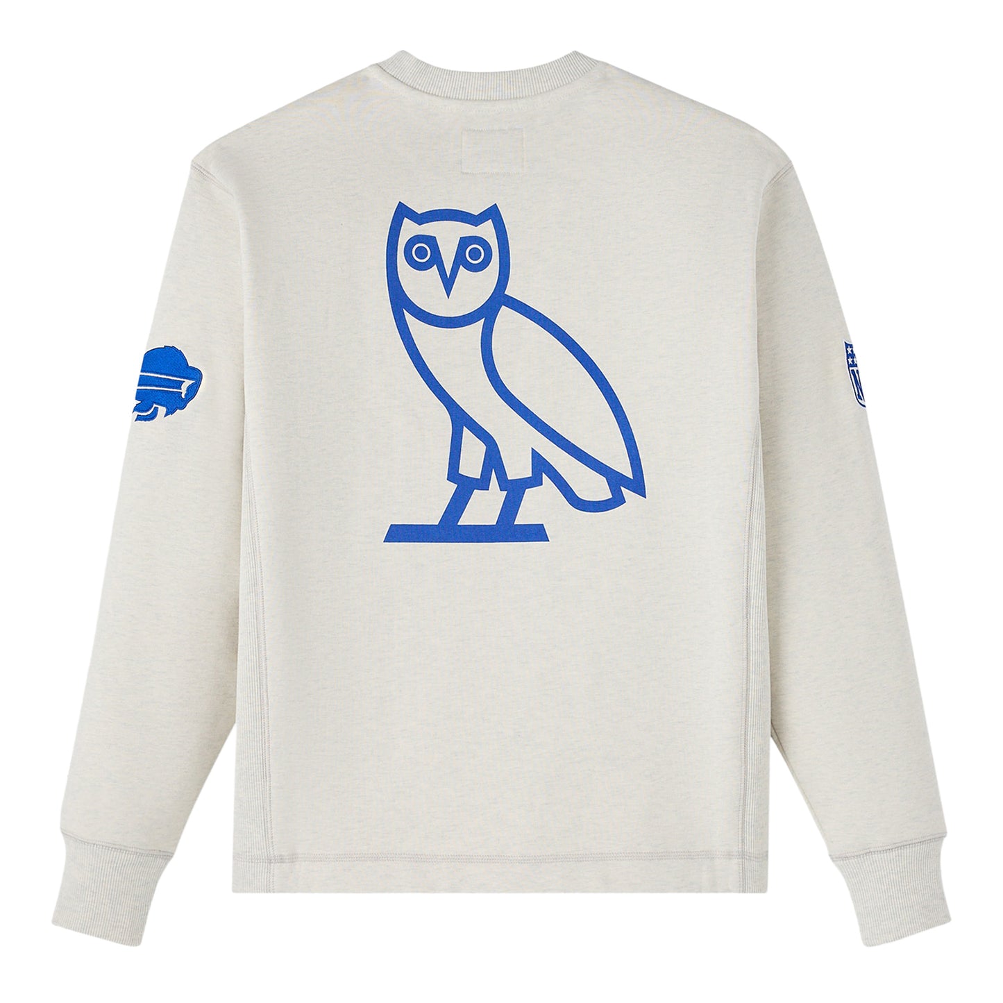 Buffalo Bills OVO Property Of Crewneck In White - Back View