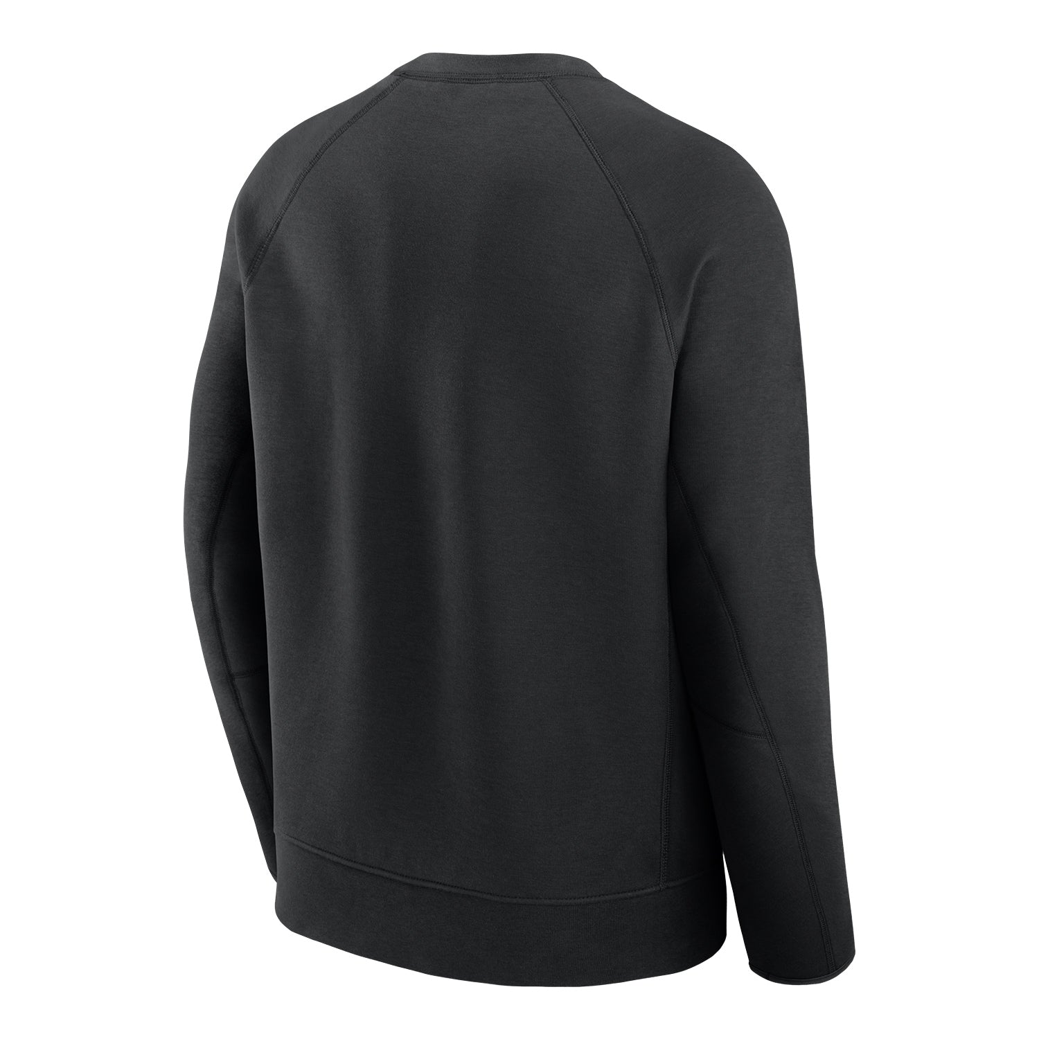 Buffalo Bills Nike Fast Paced Tech Crewneck Sweatshirt In Black - Back View