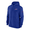 Nike Buffalo Bills Sideline Club Pullover Sweatshirt In Blue - Front View