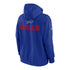 Nike Buffalo Bills Sideline Club Pullover Sweatshirt In Blue - Back View