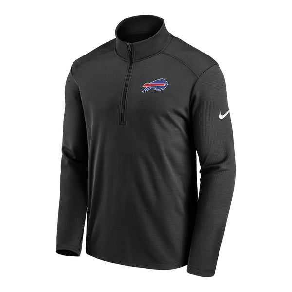 Nike Buffalo Bills Primetime Pacer 1/4 Zip Sweatshirt In Black - Front View