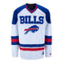 Starter Buffalo Bills Hockey Jersey Pullover Sweatshirt In White - Front View