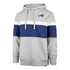 '47 Brand Bills Warren Pullover Sweatshirt In Grey, Blue & White - Front View