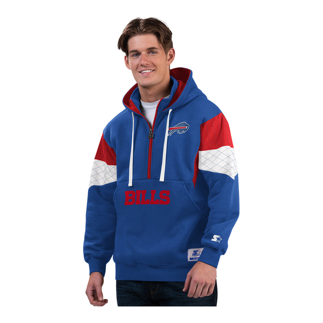 Vintage early 90s Buffalo Bills pullover parka by Starter. Men's