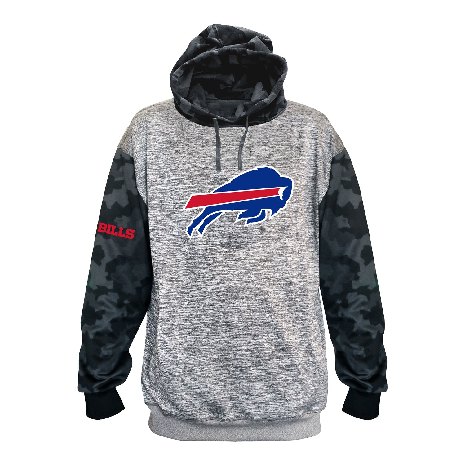 Profile Big & Tall Buffalo Bills Camo Team Logo Pullover Sweatshirt