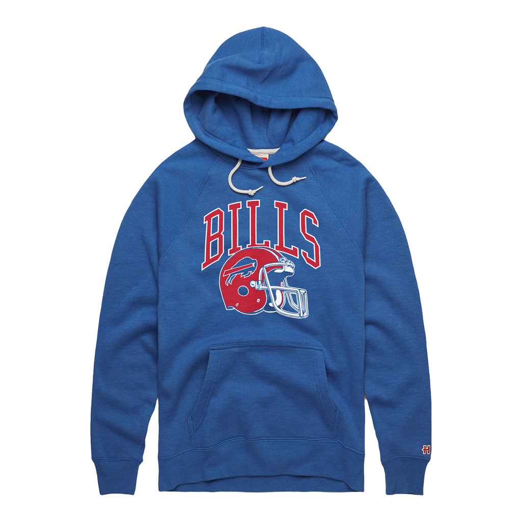 Homage Buffalo Bills Helmet Wordmark Pullover Sweatshirt | The Bills Store