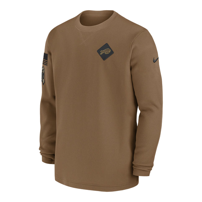Nike Buffalo Bills 2023 Salute to Service Waffle Crewneck Sweatshirt