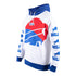 Icer Brands Buffalo Bills Gradient Sweatshirt In White, Red & Blue - Front View