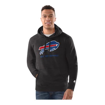 Starter Buffalo Bills "Hey, Hey Buffalo" Sweatshirt In Black - Front View