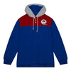 Mitchell & Ness Buffalo Bills Retro Rugby Polo Sweatshirt In Blue - Front View