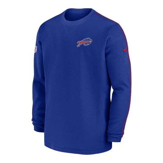 Buffalo Bills Nike Sideline Coaches Crew - Blue - Front View