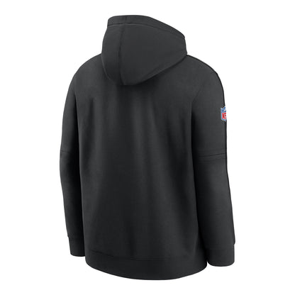 Buffalo Bills Nike Men's Crucial Catch Sweatshirt In Black - Back View