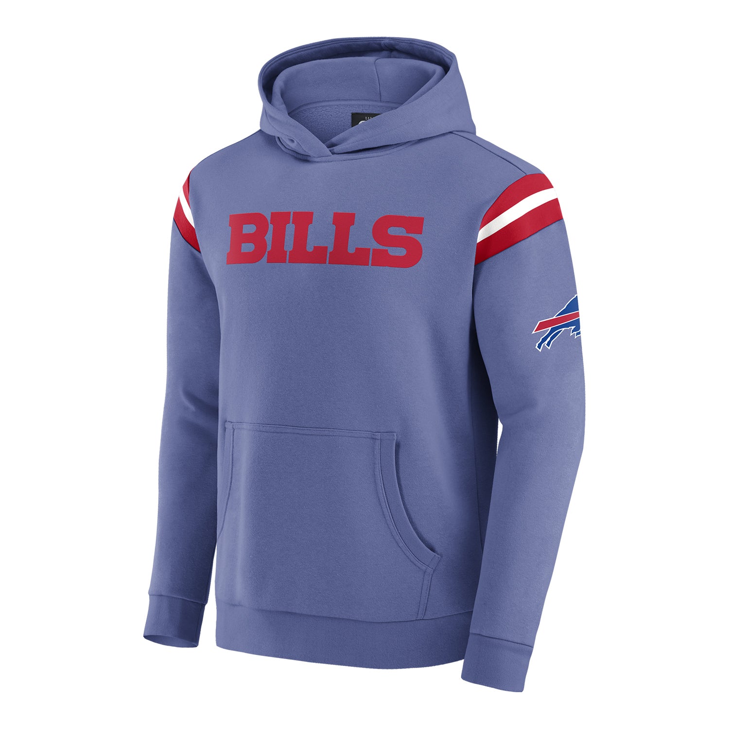 Bills Jersey Shoulder Stripe Pullover Hood by Darius Rucker In Blue - Front View