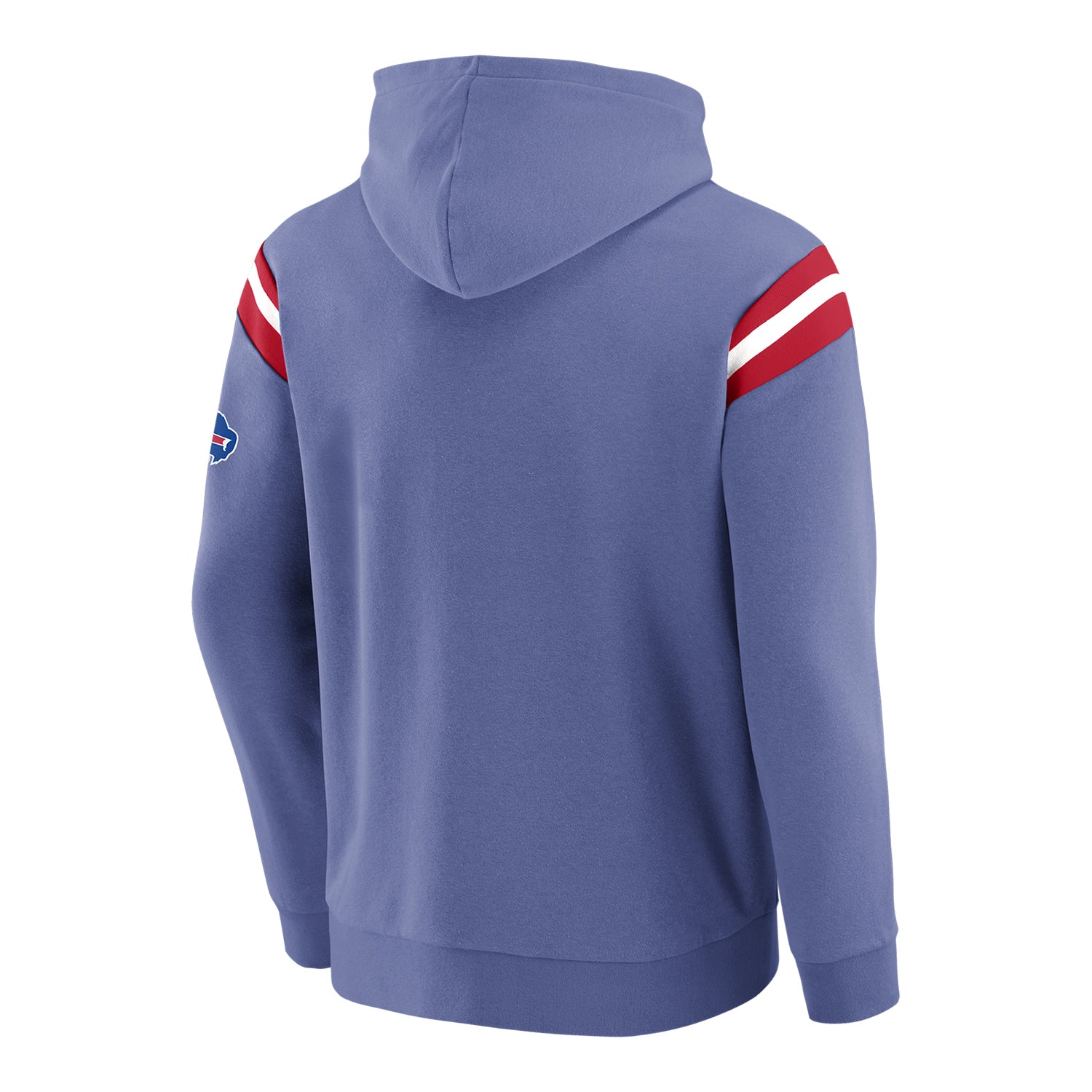 Bills Jersey Shoulder Stripe Pullover Hood by Darius Rucker In Blue - Back View