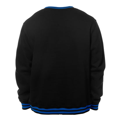 New Era Bills Crossover Crew Neck In Black - Back View