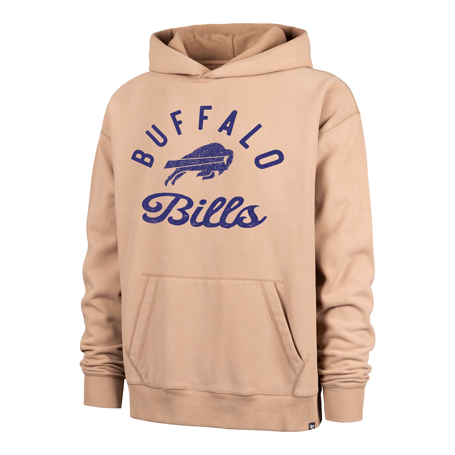 '47 Brand Bills Dusted Bowline Hoodie In Tan - Front View