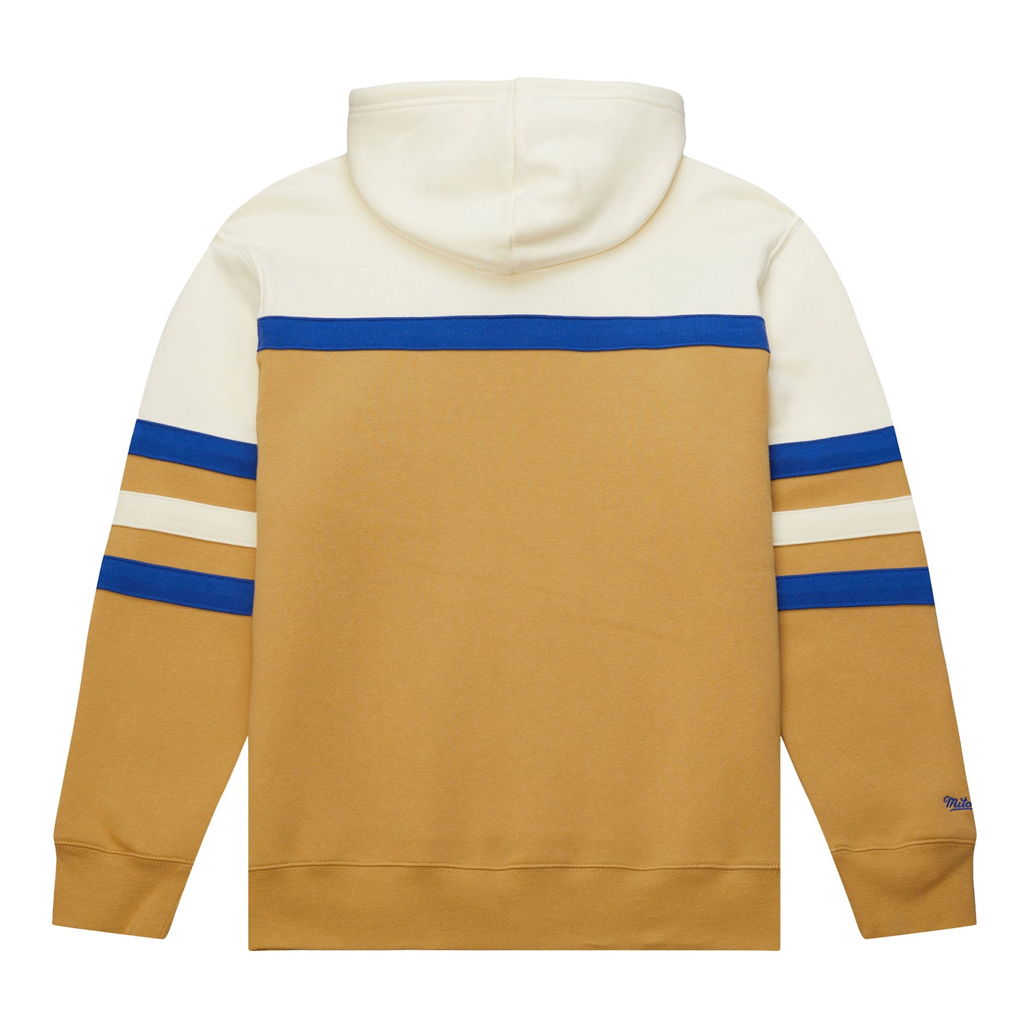 Mitchell & Ness Bills Mafia Head Coaches Sweatshirt In Tan - Back View