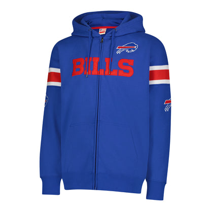 Buffalo Bills Icer Brands Jetfire Wordmark Sweatshirt In Blue - Front View