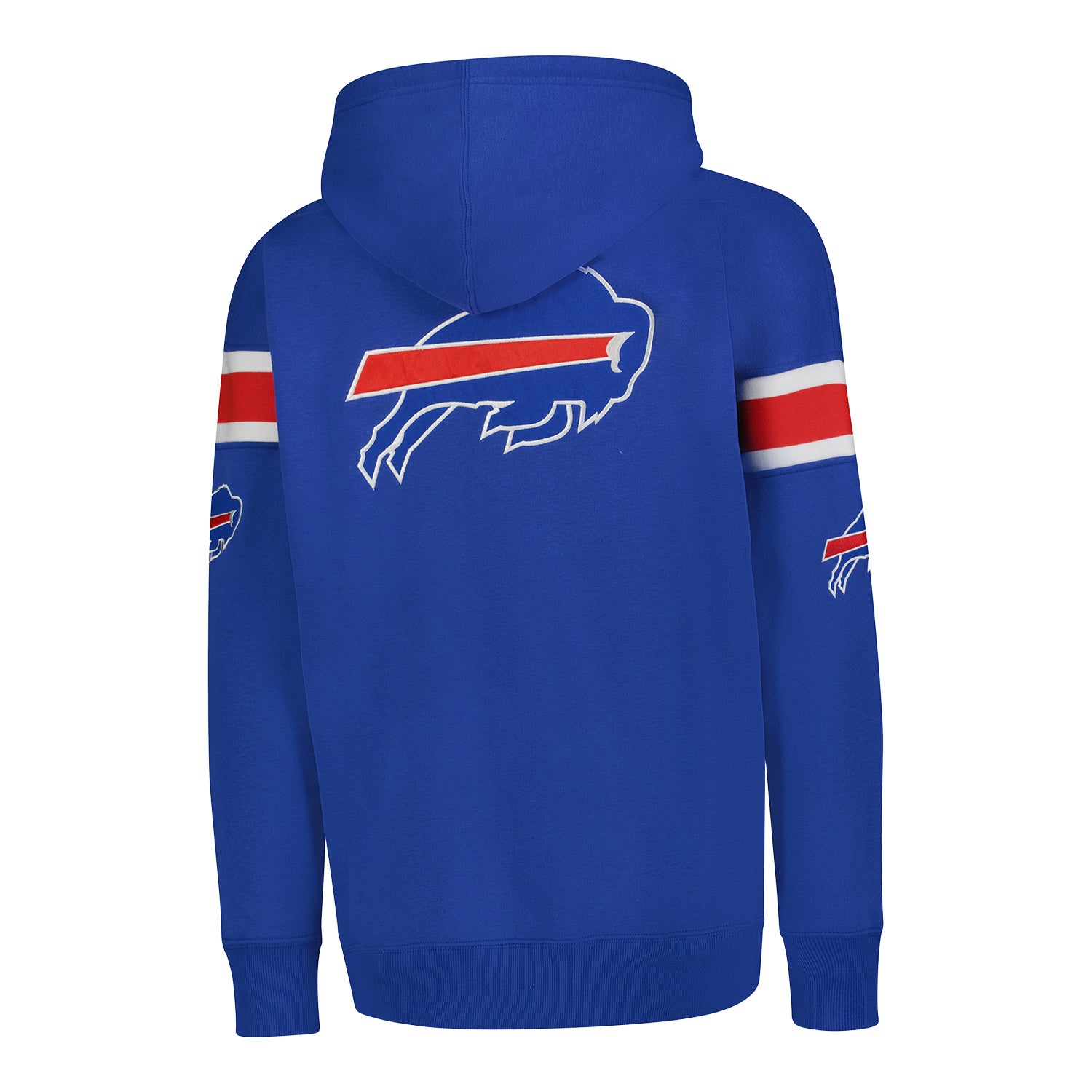 Buffalo Bills Icer Brands Jetfire Wordmark Sweatshirt In Blue - Back View