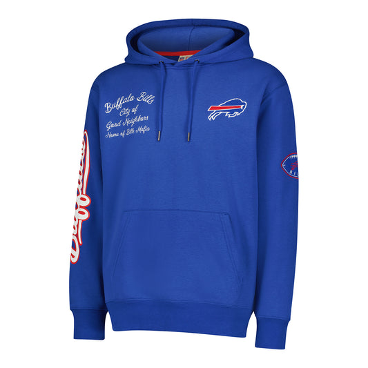 Buffalo Bills Icer Brands Bills Mafia Script Sweatshirt In Blue - Front View