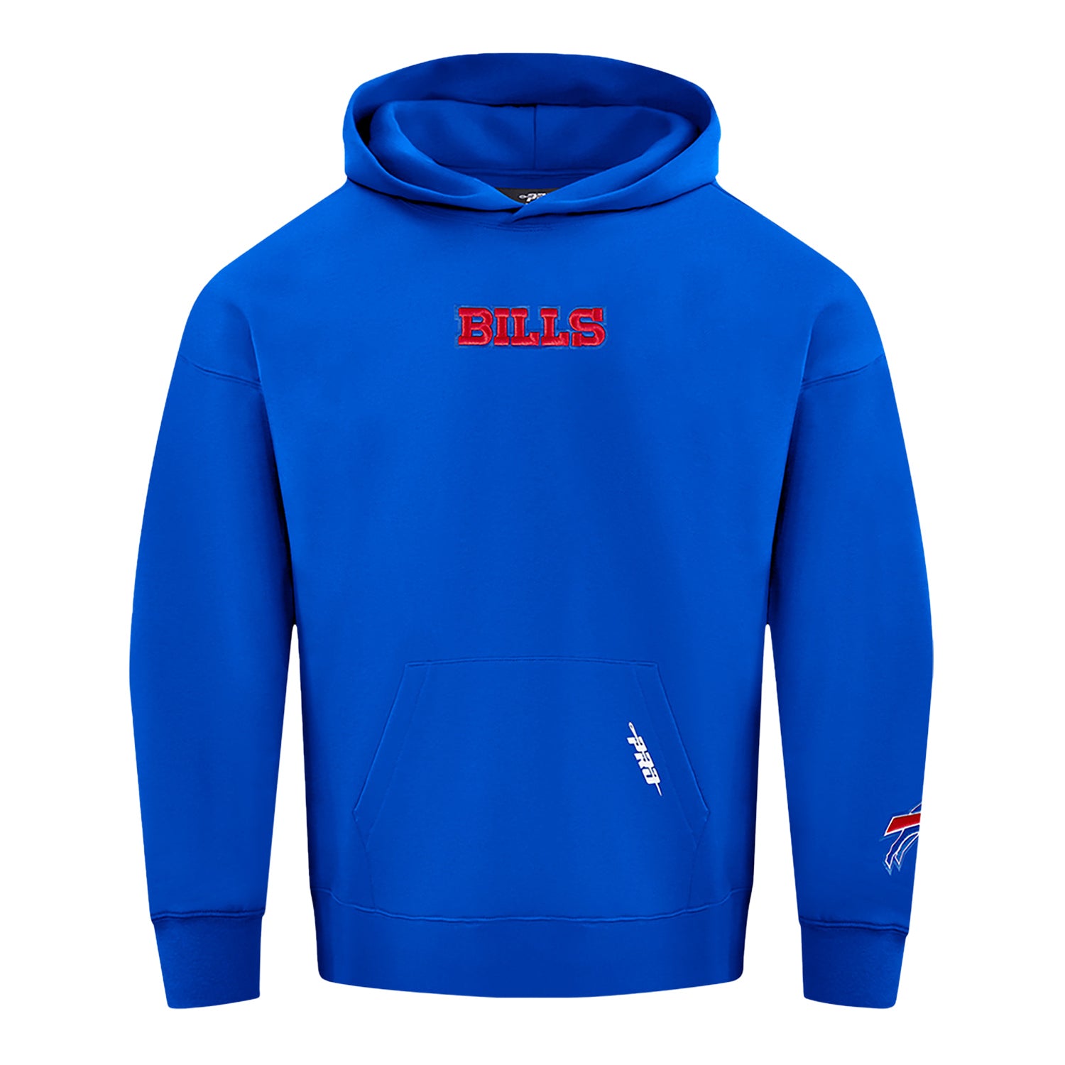 Buffalo Bills Pro Standard Wingspan Drop Shoulder Pullover Hoodie In Blue - Front View