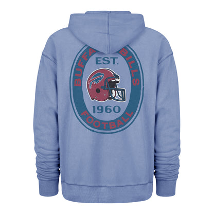 Buffalo Bills '47 Brand Ravine Hoodie In Blue - Back View
