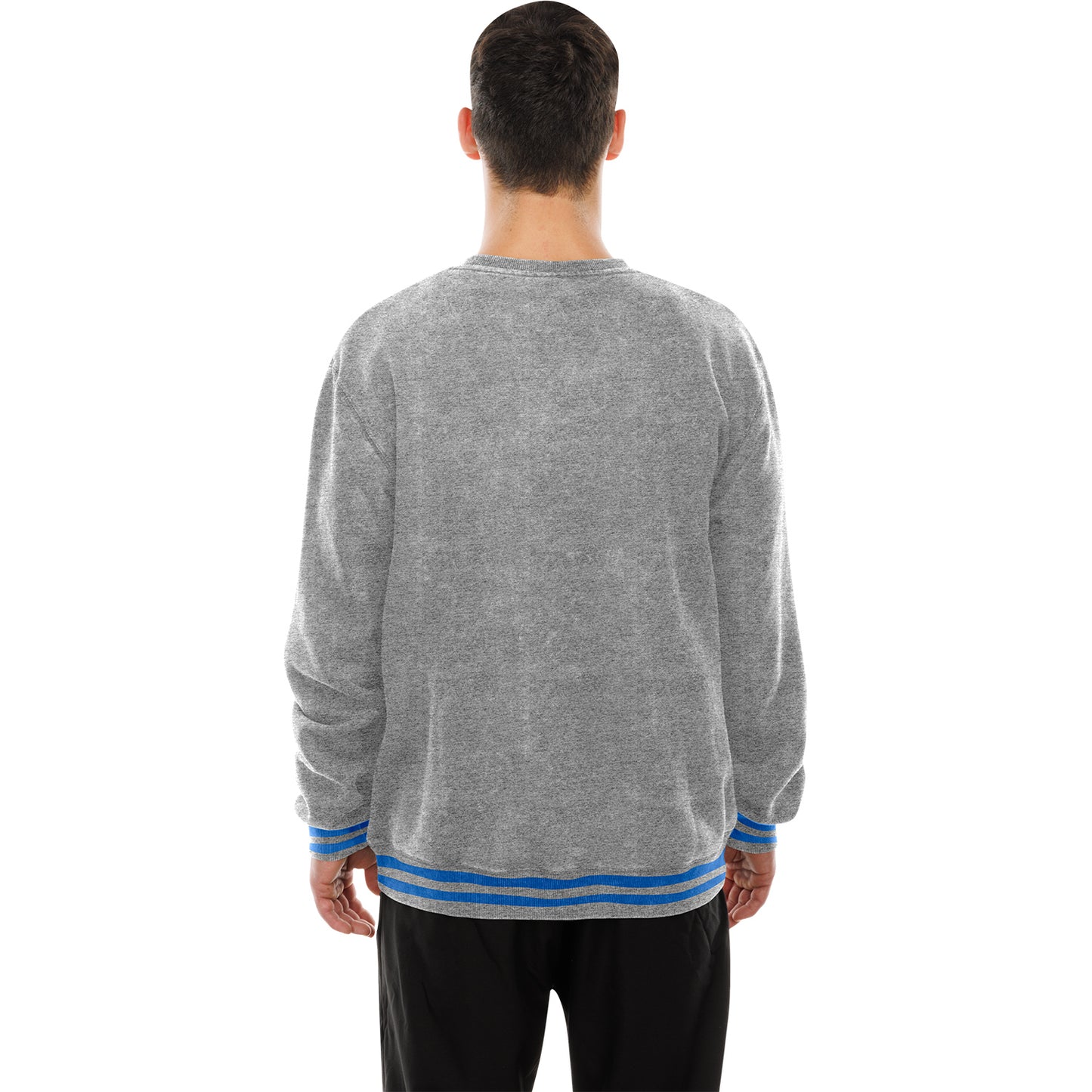 Bills New Era Classic Helmet Crew In Grey - Back View