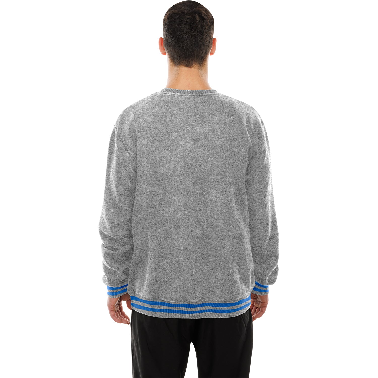 Bills New Era Classic Helmet Crew In Grey - Back View