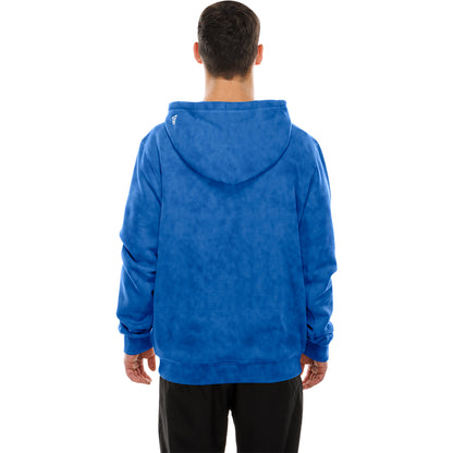 Buffalo Bills New Era Blue Mineral Wash Hoodie - Back View