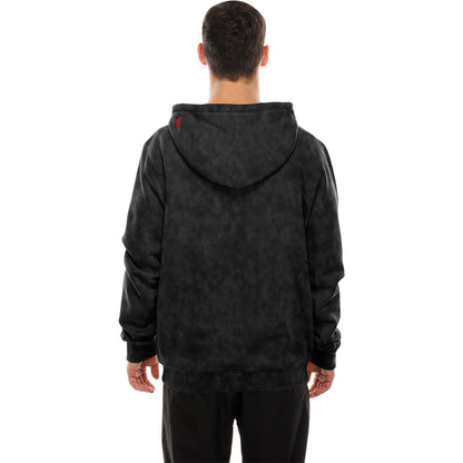 Buffalo Bills New Era Black Mineral Wash Hoodie - Back View