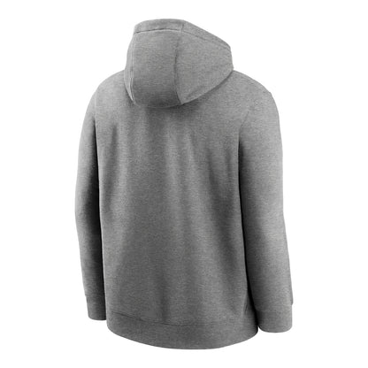 Nike Bills Mafia Club Fleece Hooded Sweatshirt In Grey - Back View