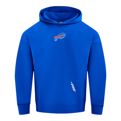 Buffalo Bills Pro Standard Classic Icon Drop Shoulder Hoodie In Blue - Front View