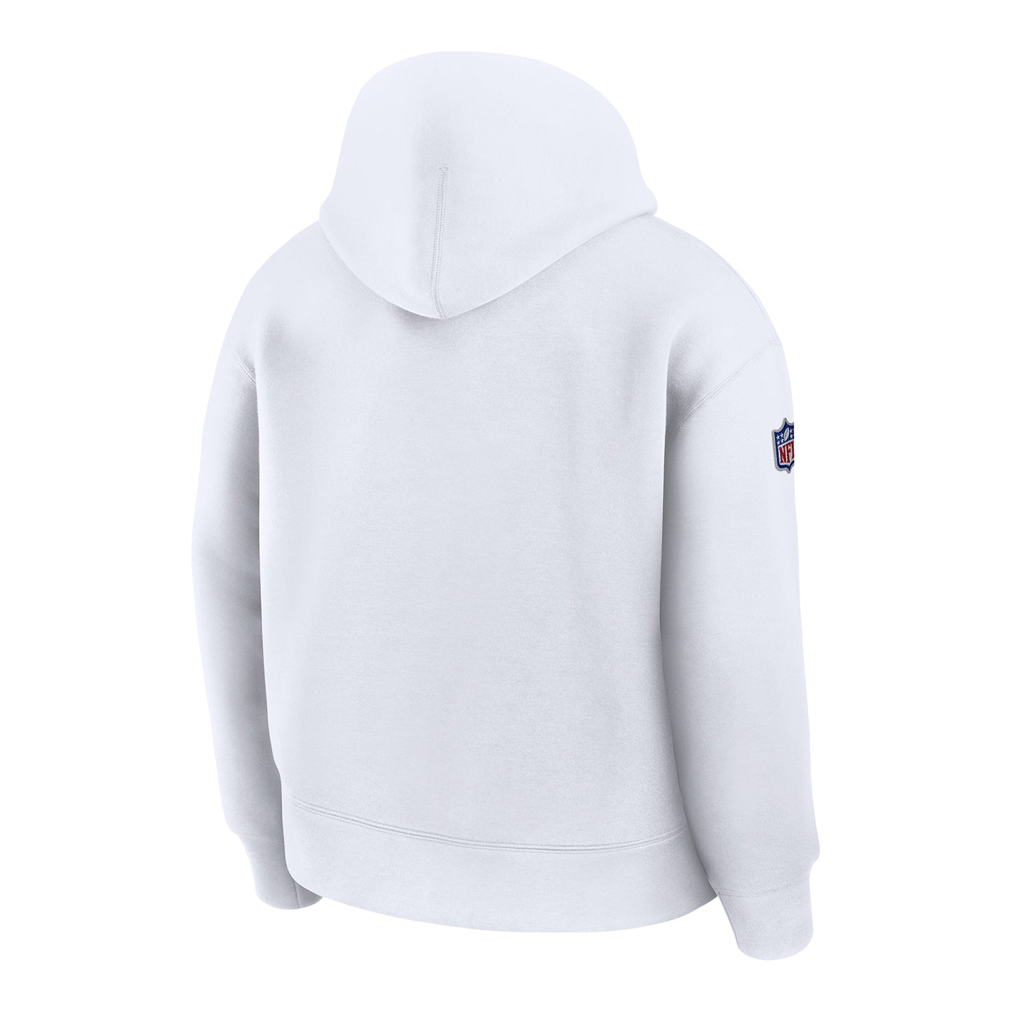 Buffalo Bills Nike Elevated Rivalry Pull Over Hoodie In White - Back View