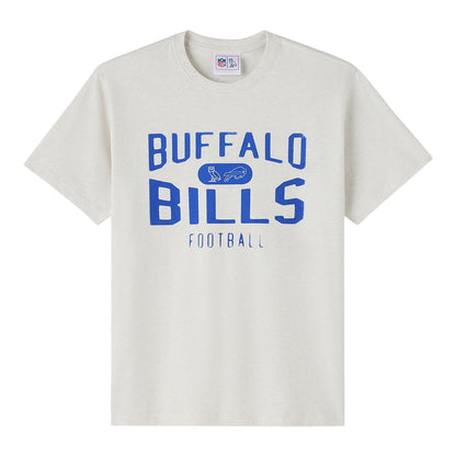 Buffalo Bills OVO Short Sleeve Graphic T-Shirt In White - Front View
