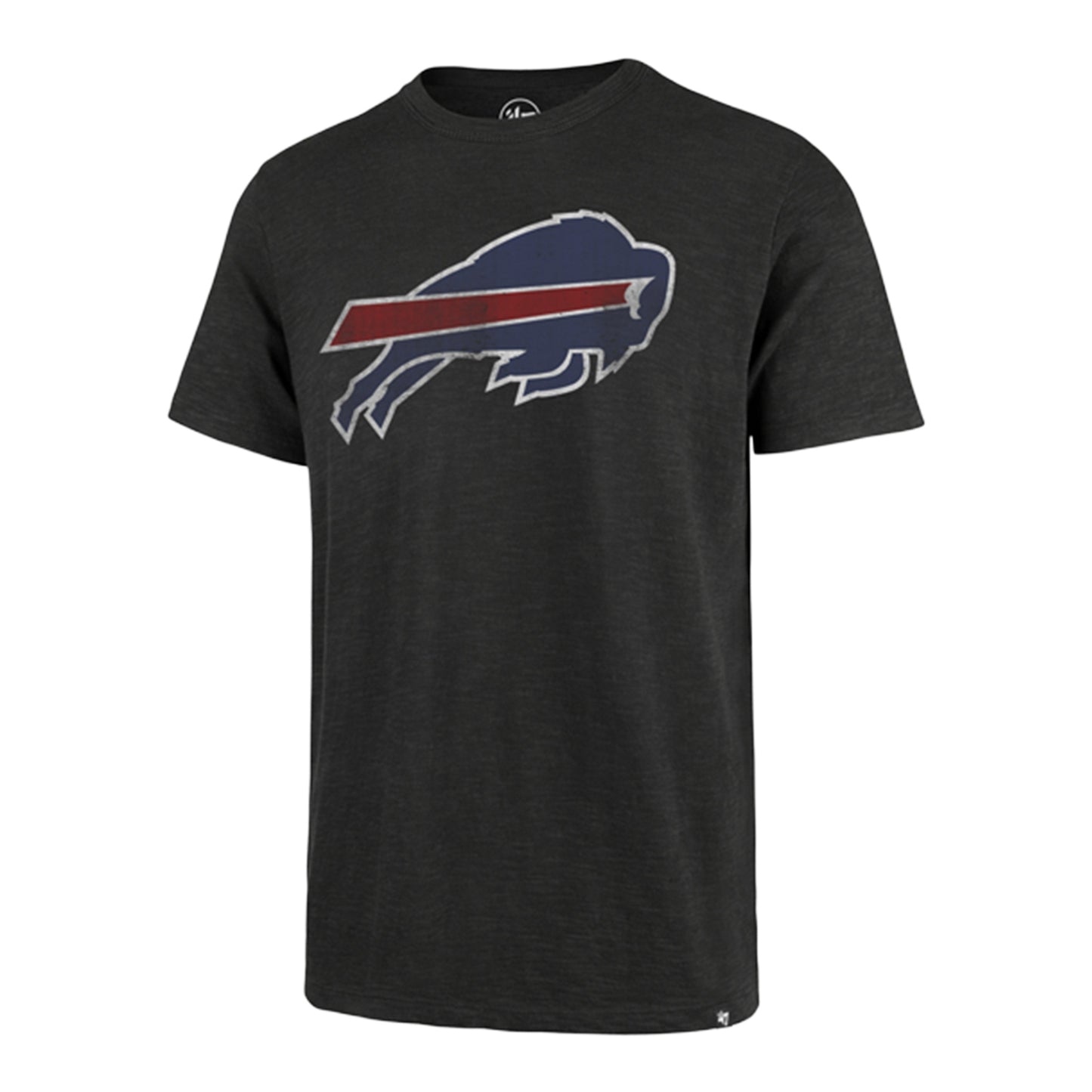 Buffalo Bills '47 Brand Primary Logo Scrum T-Shirt In Grey - Front View