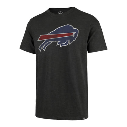 Buffalo Bills '47 Brand Primary Logo Scrum T-Shirt In Grey - Front View
