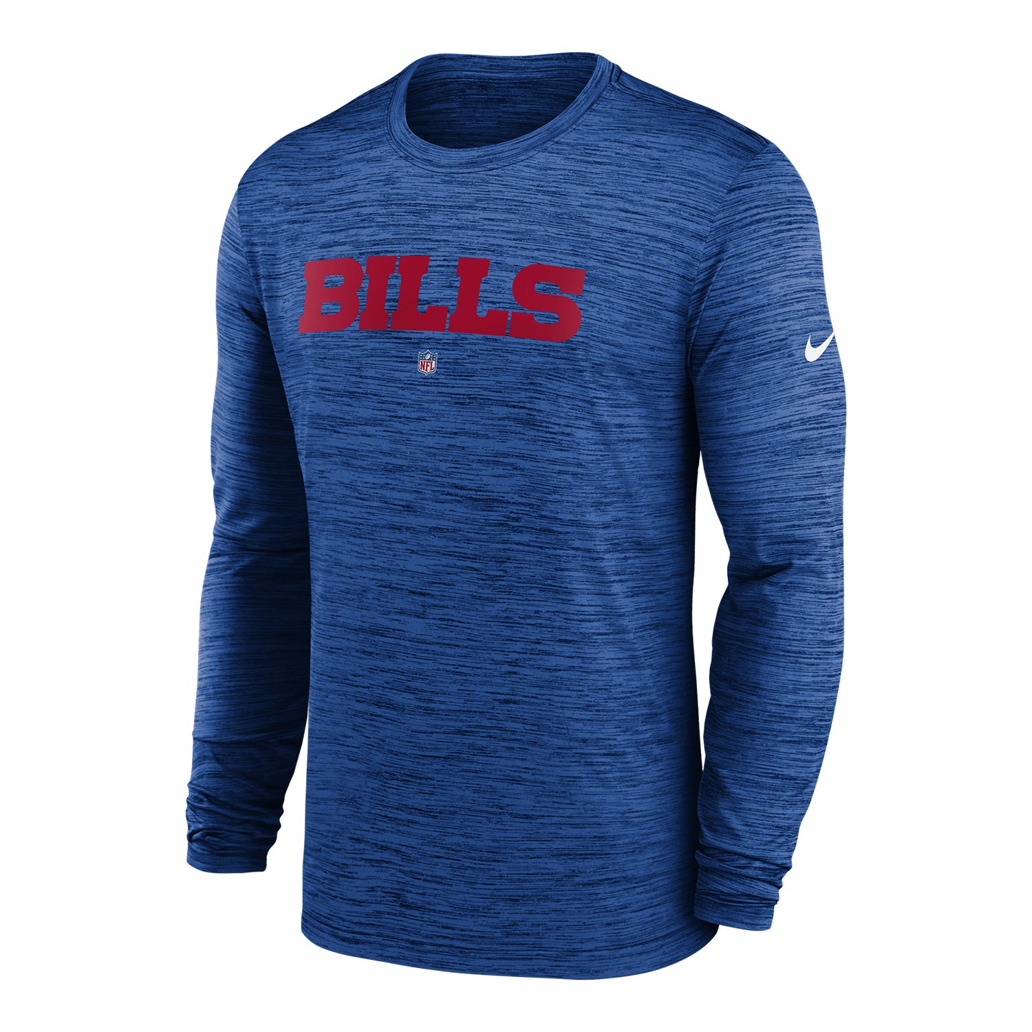 Nike Buffalo Bills Drifit Wordmark Velocity Long Sleeve T-Shirt | The ...
